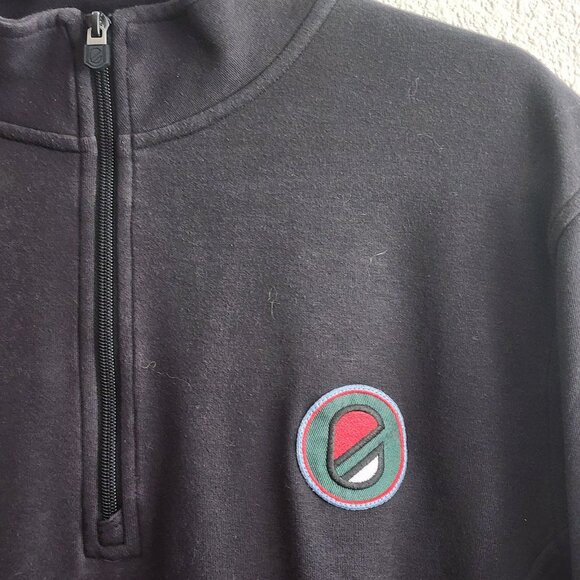 Extracurricular Pullover Sweater Mens XL Half Zip Organic Cotton Patch - Picture 2 of 11
